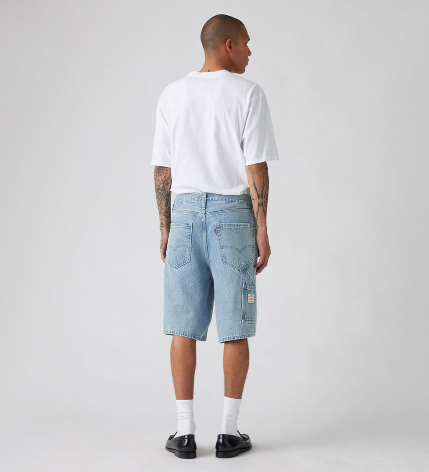 levi's® 568™ 寬鬆工裝短褲 |男裝 001K8000031- Light Indigo - Flat Finish – Levi's 香港