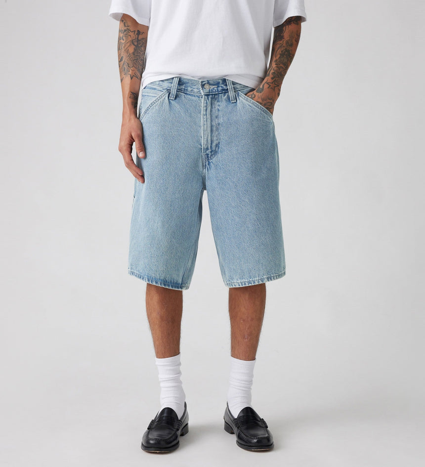 levi's® 568™ 寬鬆工裝短褲 |男裝 001K8000031- Light Indigo - Flat Finish – Levi's 香港