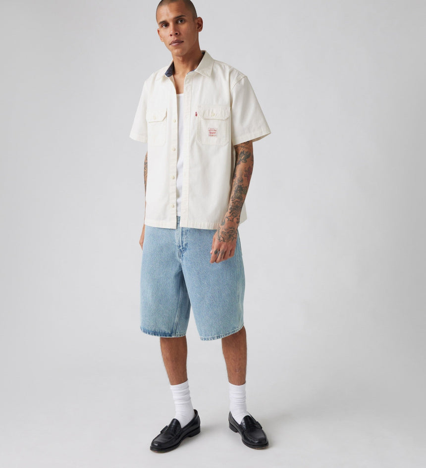 levi's® 568™ 寬鬆工裝短褲 |男裝 001K8000031- Light Indigo - Flat Finish – Levi's 香港