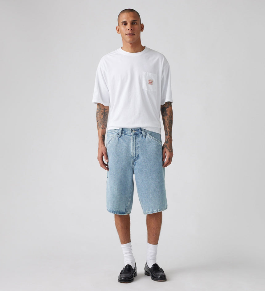 levi's® 568™ 寬鬆工裝短褲 |男裝 001K8000031- Light Indigo - Flat Finish – Levi's 香港