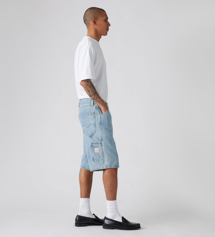 levi's® 568™ 寬鬆工裝短褲 |男裝 001K8000031- Light Indigo - Flat Finish – Levi's 香港