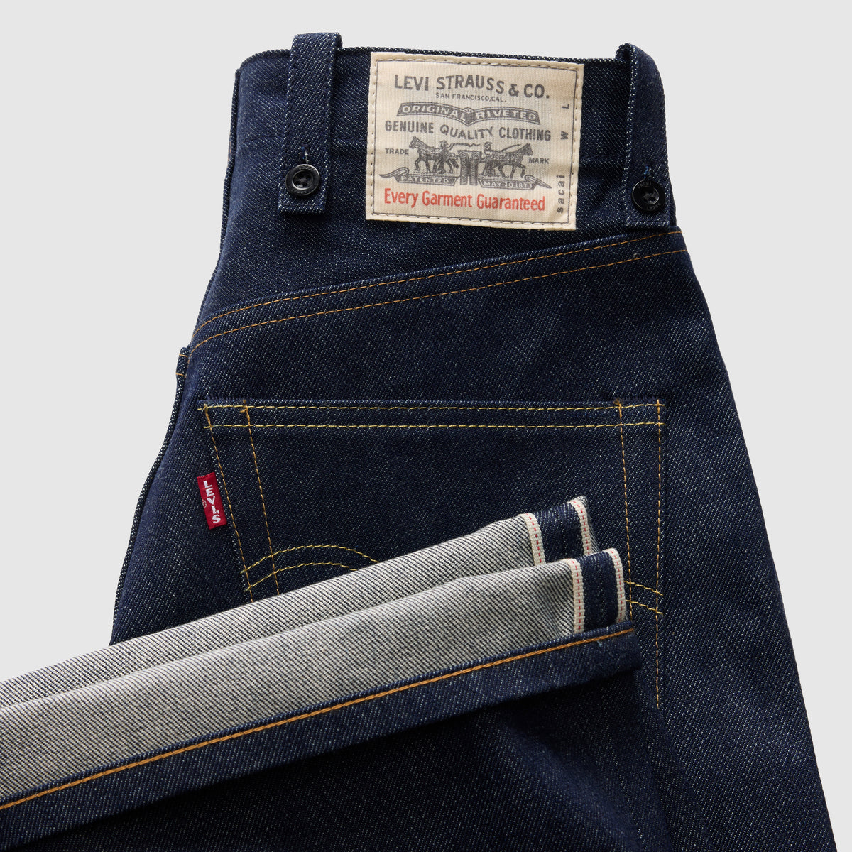 Levi’s® x sacai Belted Wide 牛仔褲