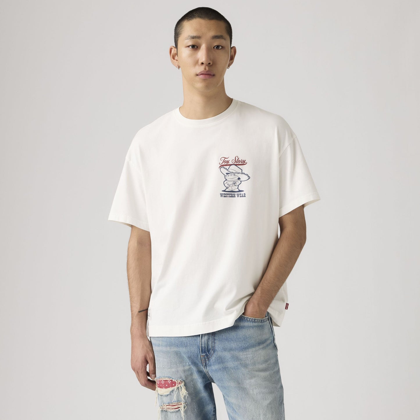 Levi's® x Toy Story 男士盒型圖案 T 恤 | 男裝