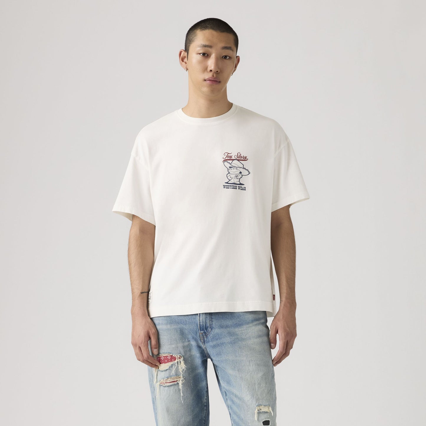 Levi's® x Toy Story 男士盒型圖案 T 恤 | 男裝