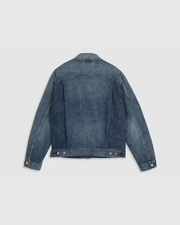 levi's® men's type ii trucker jacket A76320013S- Medium Indigo  – Levi's Hong Kong