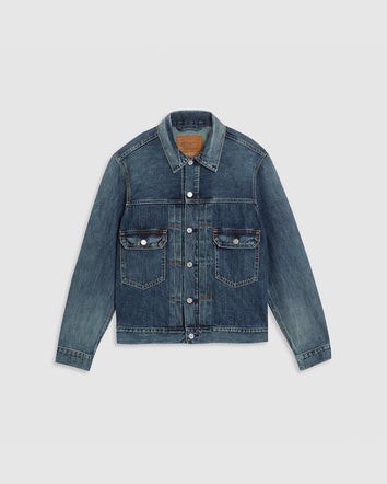 levi's® men's type ii trucker jacket A76320013S- Medium Indigo  – Levi's Hong Kong