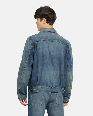 levi's® men's type ii trucker jacket A76320013S- Medium Indigo  – Levi's Hong Kong