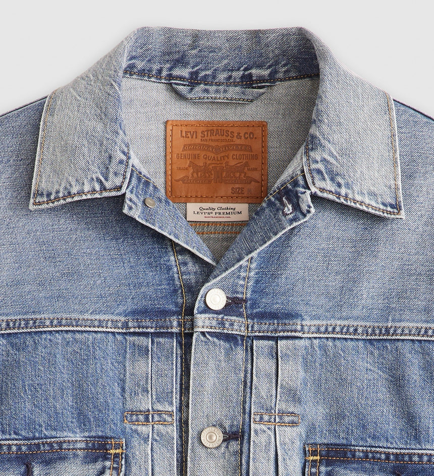 levi's® type ii 牛仔外套 |男裝 A76320014S- Med Indigo - Worn In – Levi's 香港