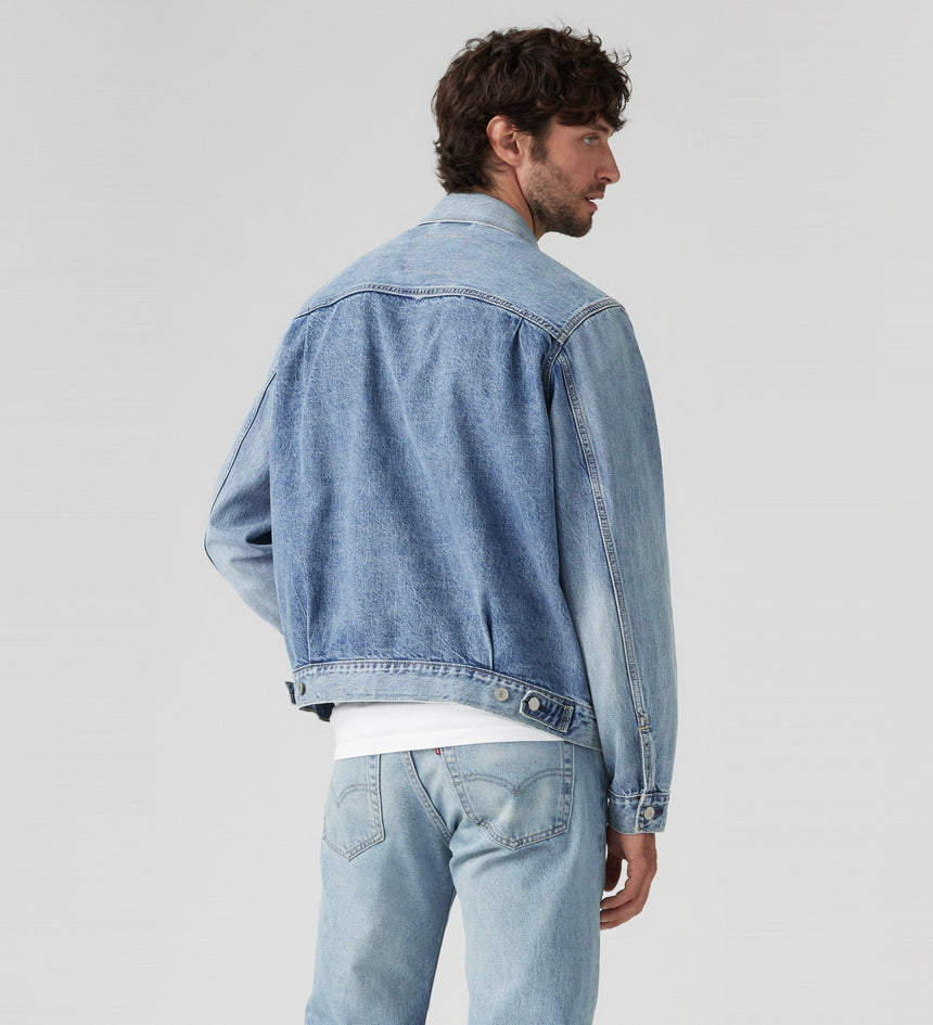 levi's® type ii 牛仔外套 |男裝 A76320014S- Med Indigo - Worn In – Levi's 香港