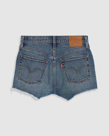 levi's® women's 501® original high-rise jean shorts 56327045224- Dark Indigo - Worn In  – Levi's Hong Kong