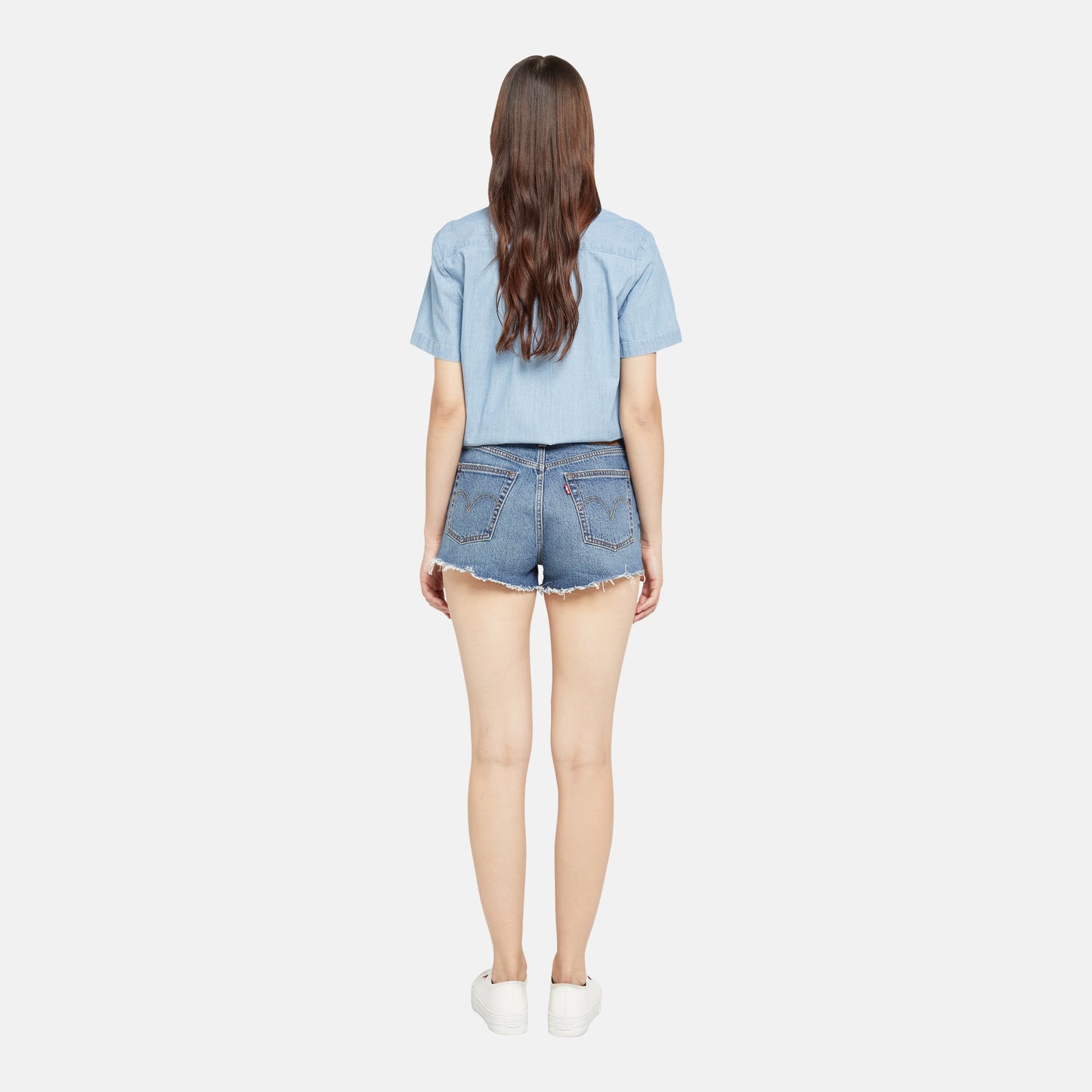 Levi's® 501® 原創高腰牛仔短褲 |女裝