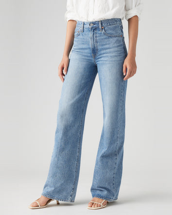 levi's® ribcage wide leg h223 not the same A608100202330 Indigo  – Levi's Hong Kong