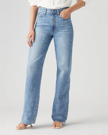 levi's® ribcage wide leg h223 not the same A608100202330 Indigo  – Levi's Hong Kong