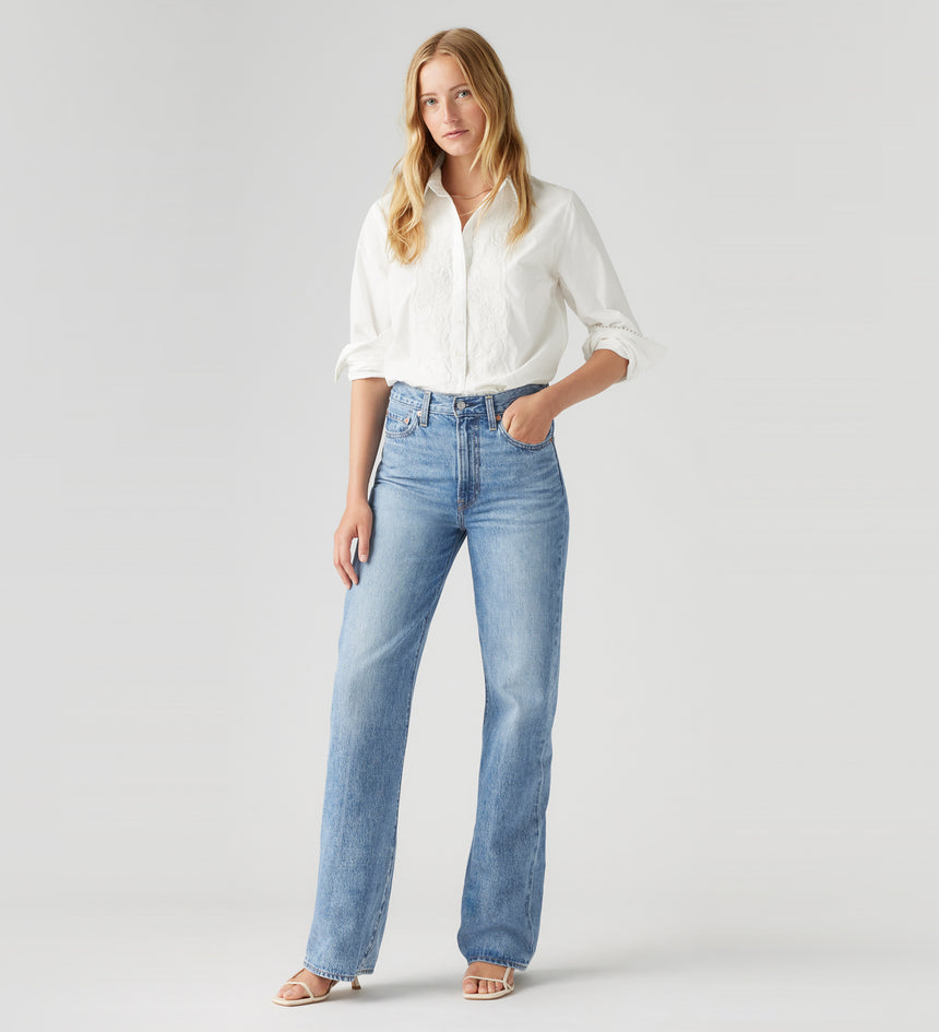 levi's® ribcage wide leg h223 not the same A608100202330 Indigo – Levi's Hong Kong
