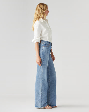 levi's® ribcage wide leg h223 not the same A608100202330 Indigo  – Levi's Hong Kong