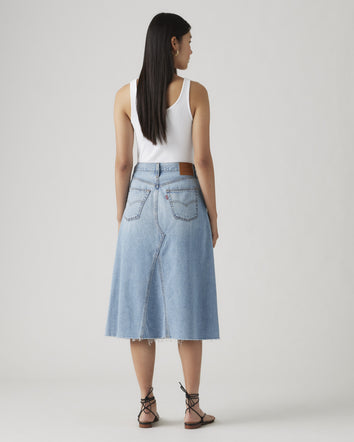 levi's® 高腰a字裙| 女裝 A9316000124- Light Indigo  – Levi's 香港
