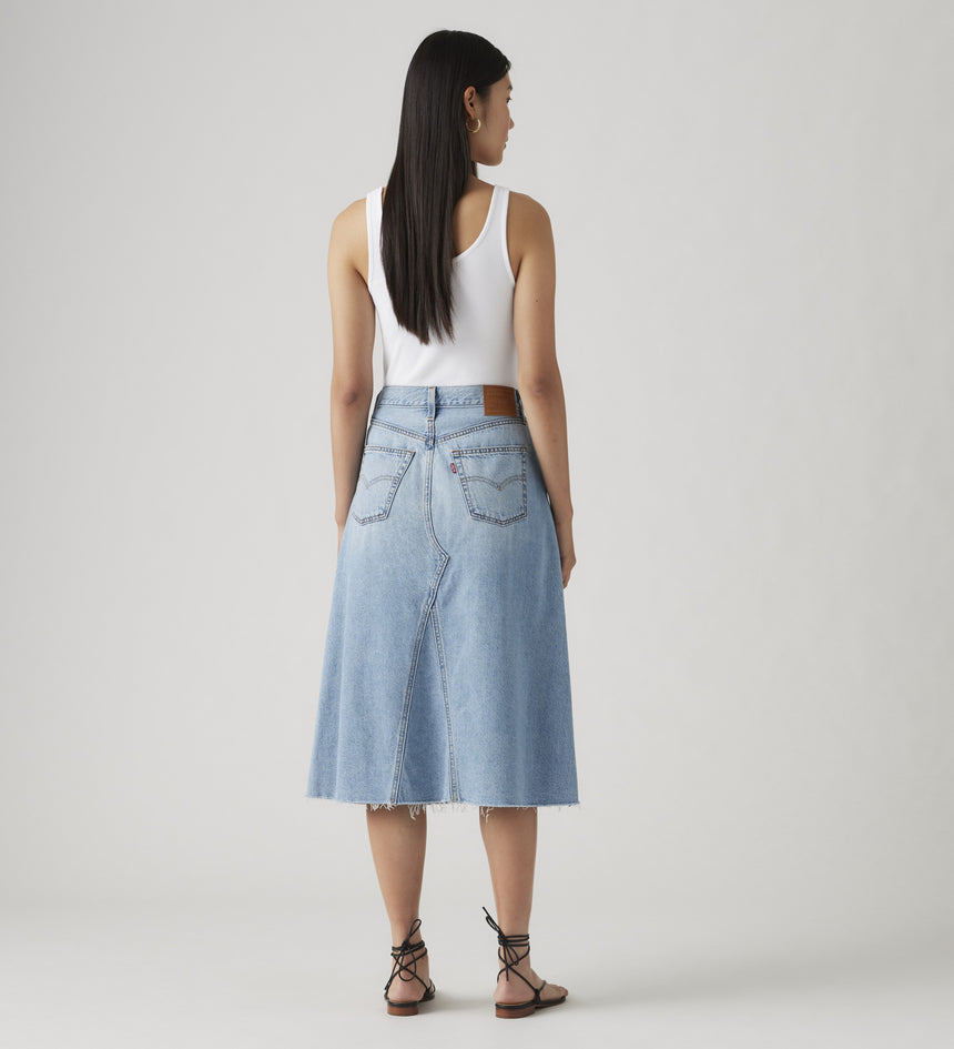 levi's® 高腰a字裙| 女裝 A9316000124- Light Indigo – Levi's 香港