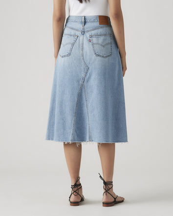levi's® 高腰a字裙| 女裝 A9316000124- Light Indigo  – Levi's 香港