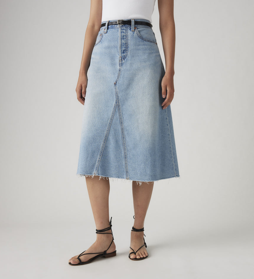 levi's® 高腰a字裙| 女裝 A9316000124- Light Indigo – Levi's 香港