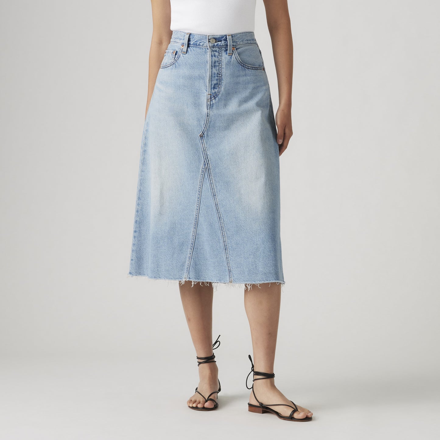 Levi's® 高腰A字裙| 女裝