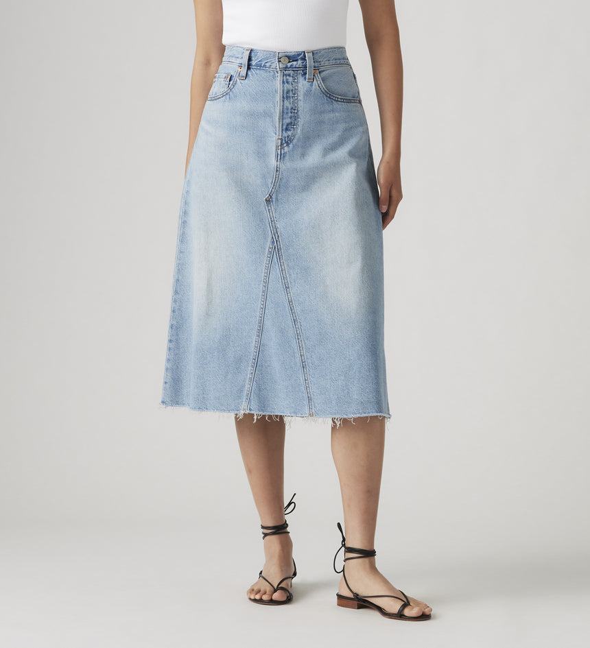 levi's® 高腰a字裙| 女裝 A9316000124- Light Indigo – Levi's 香港