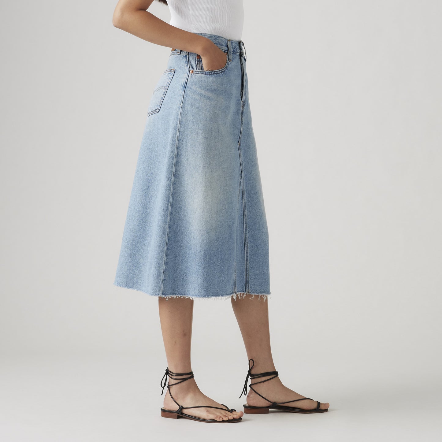 Levi's® 高腰A字裙| 女裝