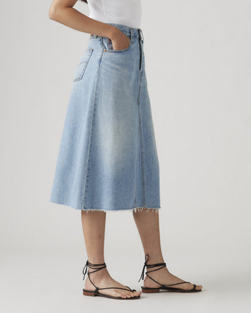 levi's® 高腰a字裙| 女裝 A9316000124- Light Indigo  – Levi's 香港