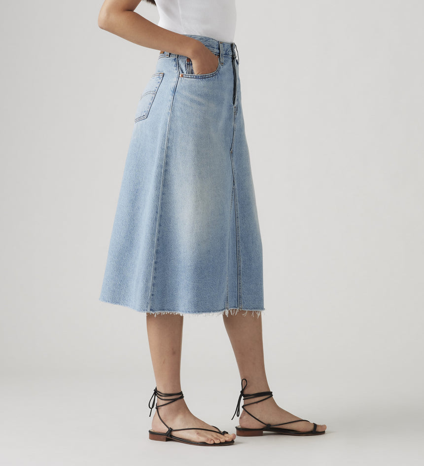 levi's® 高腰a字裙| 女裝 A9316000124- Light Indigo – Levi's 香港