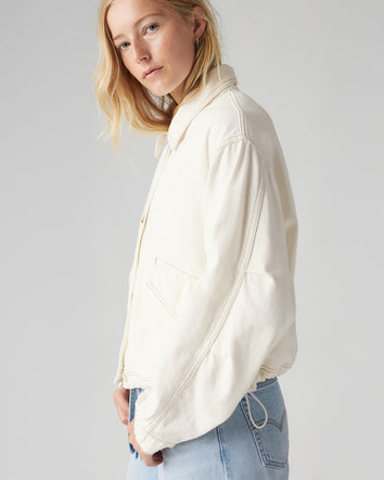 levi's® janis 工裝外套|女裝 001FV0001S- Whites  – Levi's 香港