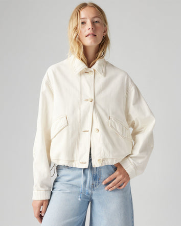 levi's® janis 工裝外套|女裝 001FV0001S- Whites  – Levi's 香港