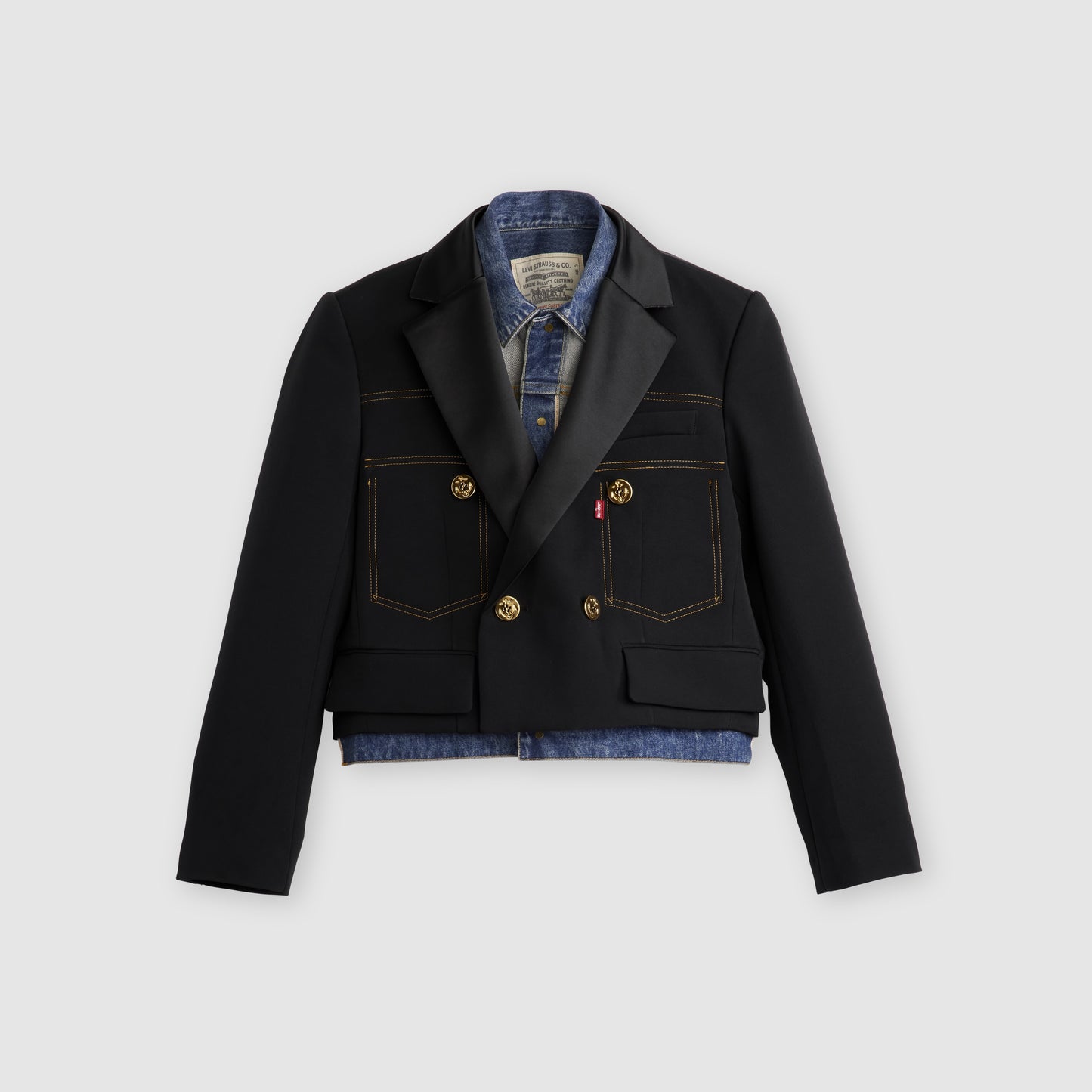 Levi’s® x sacai women’s denim x metelasse twill jacket