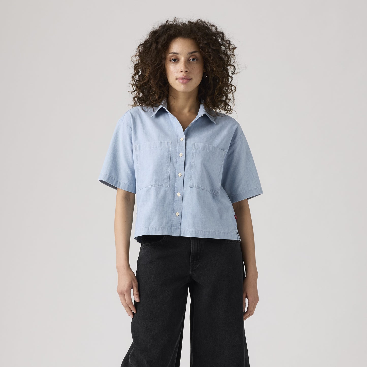 Levi's® Harlie 短袖短版襯衫 | 女裝