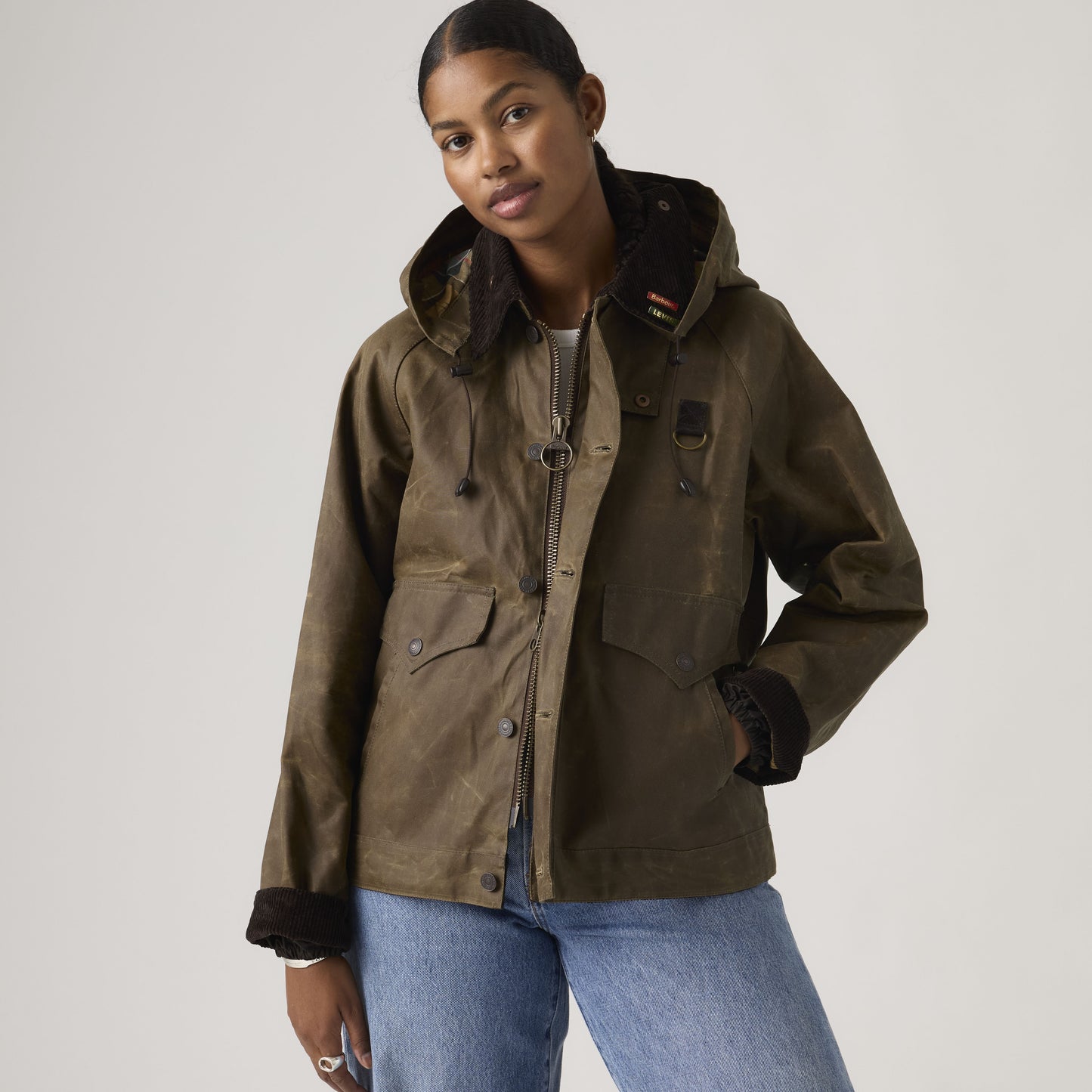 Levi's® x Barbour Spey Waxed Jacket