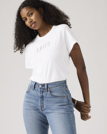 levi's® 經典圖案印花tee | 女裝 A22260140XS- White  – Levi's 香港