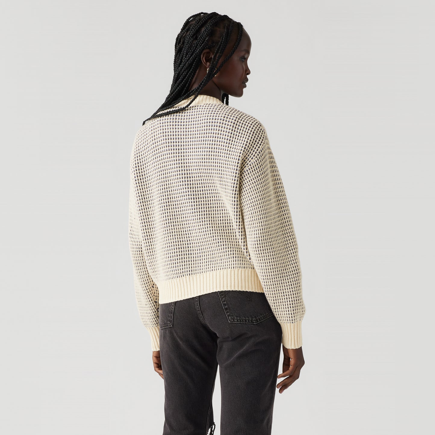 Levi's® SNOWFLAKE CARDIGAN BUTTER CREAM STRIPES