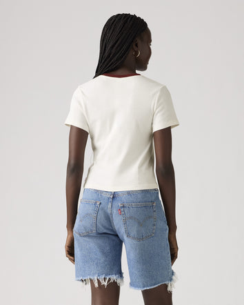 levi's® graphic essential 運動風t恤 | 女裝 A87980071XS- White  – Levi's 香港