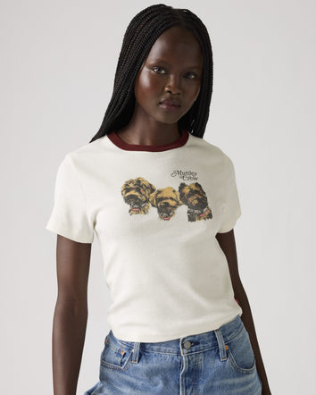 levi's® graphic essential 運動風t恤 | 女裝 A87980071XS- White  – Levi's 香港