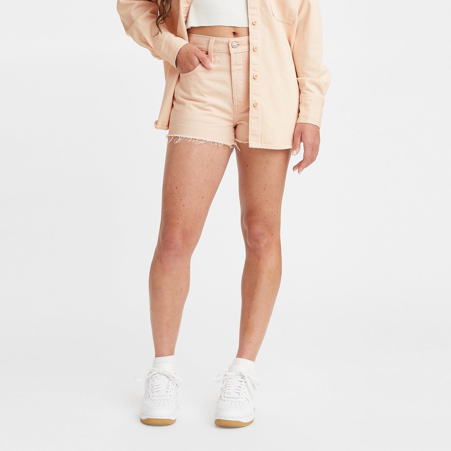 Levi's® Fresh® 501® 原創高腰牛仔短褲 | 女裝