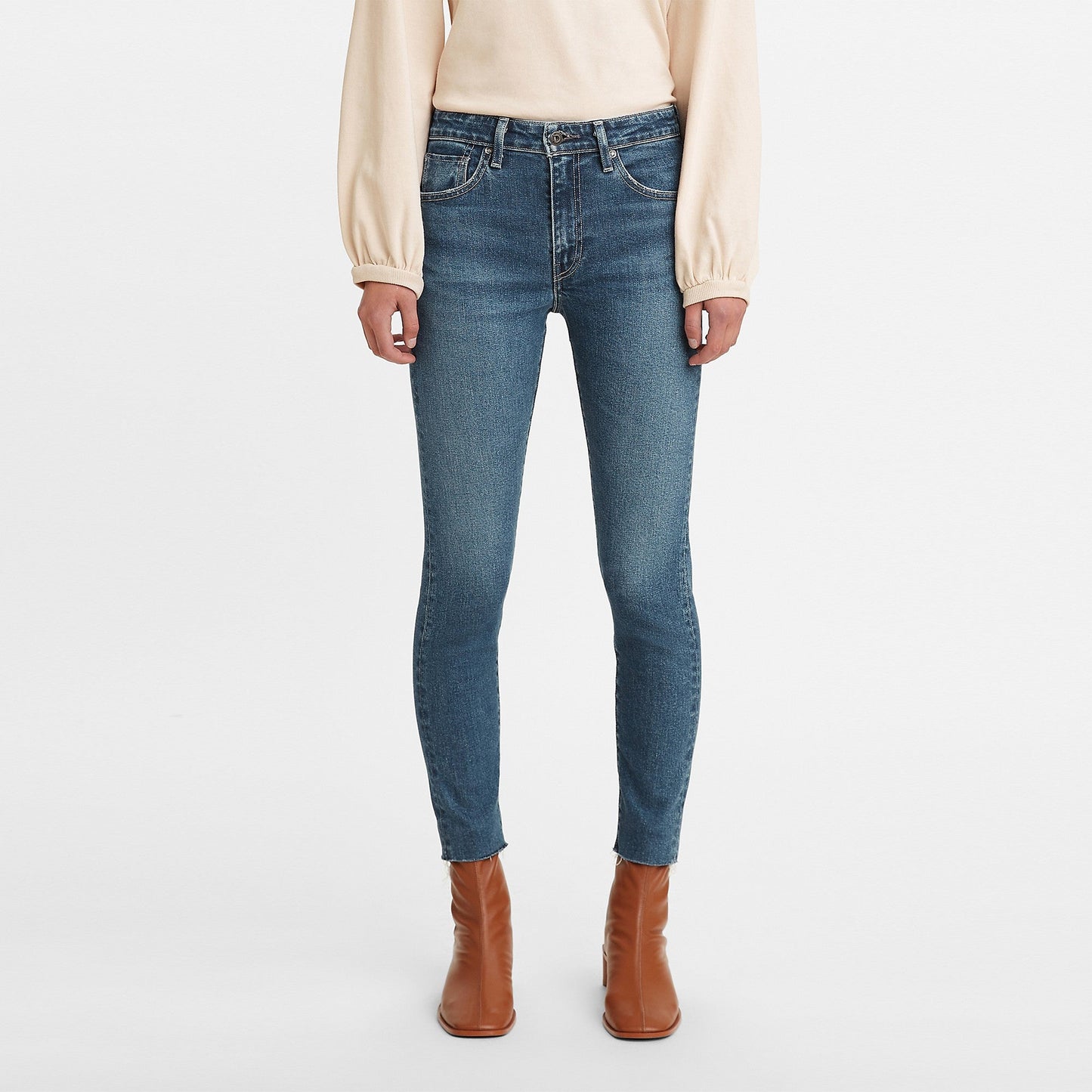 LEVI'S® MADE & CRAFTED® 721 高腰緊身窄腳牛仔褲 | 女裝