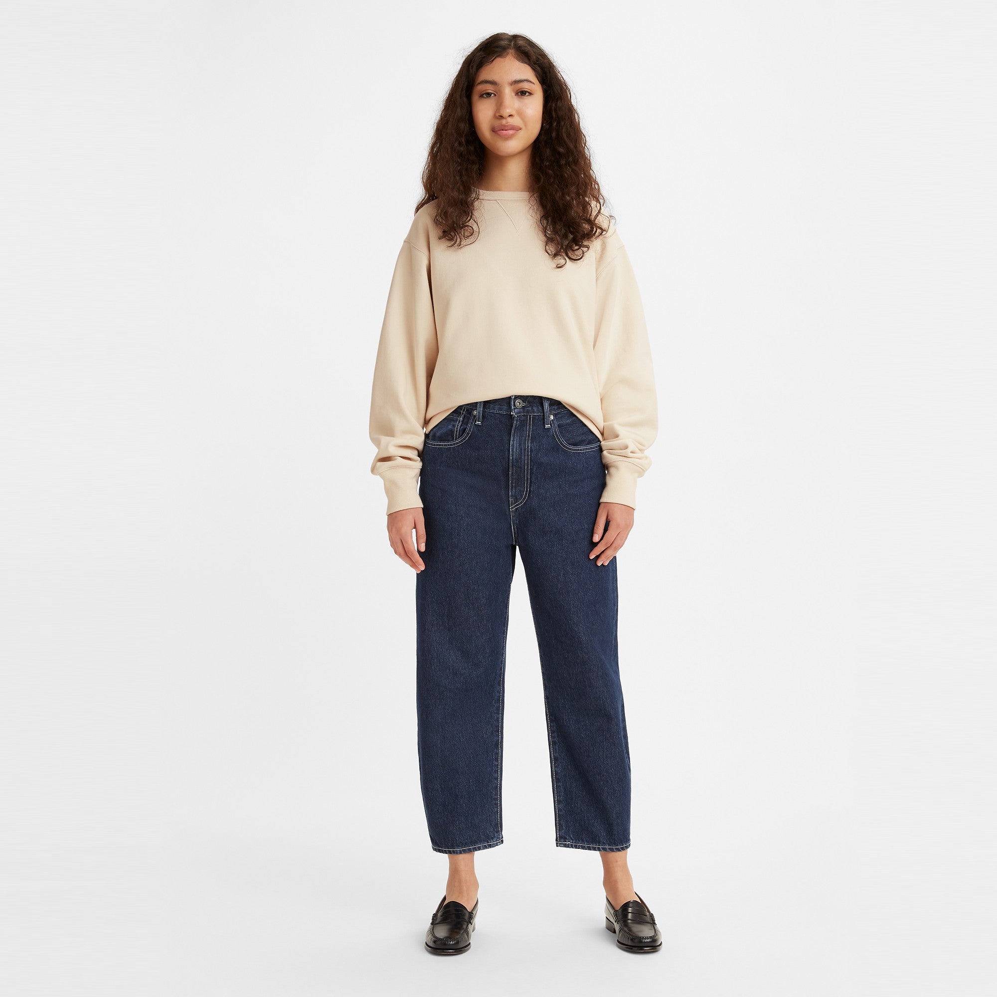 Levi's® Made Crafted® Women's Barrel Jeans Spring Rinse