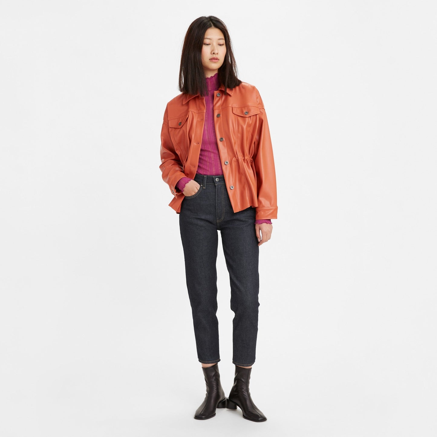 LEVI'S® Made & Crafted® MIJ 日本製高腰Boyfriend 男友風牛仔褲 | 女裝
