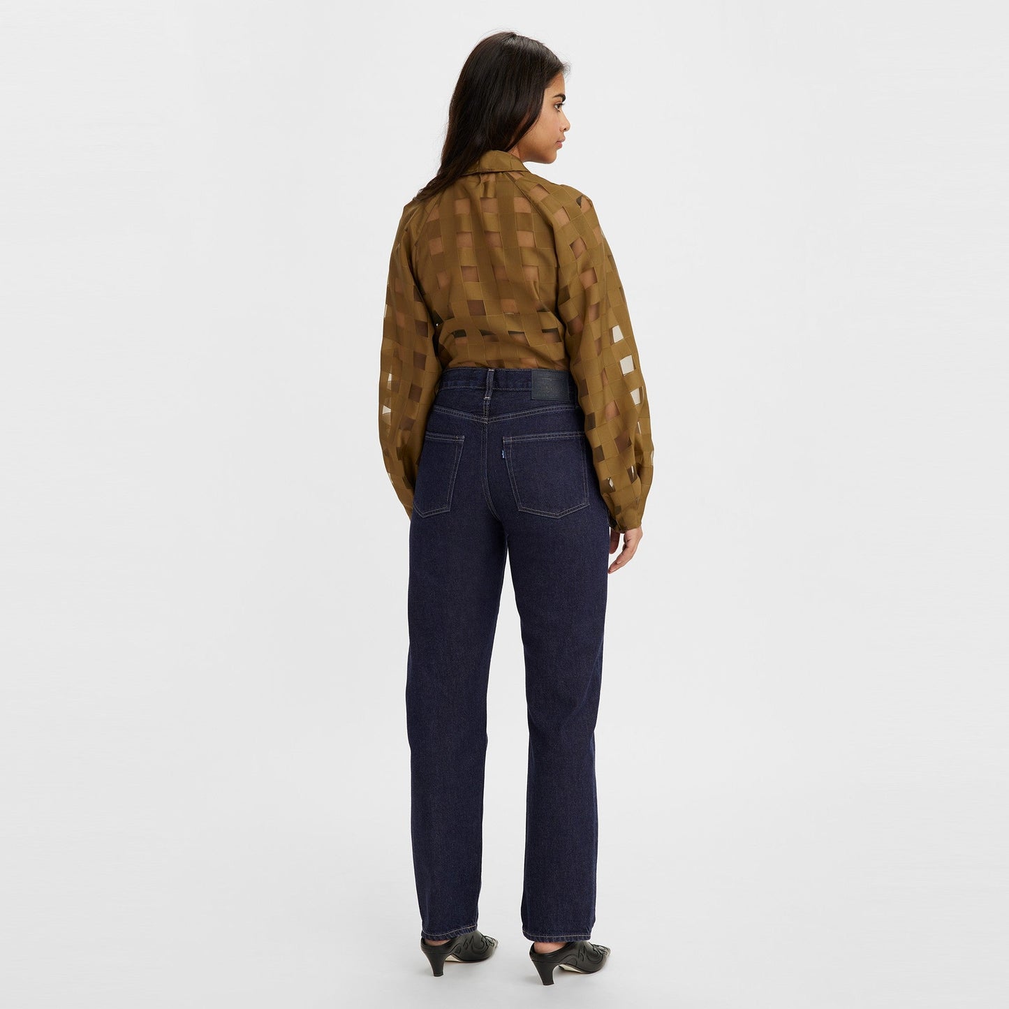 Levi's® Made & Crafted® 女式高腰直筒牛仔褲 | 女裝