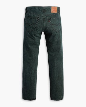 levi's®  501® 經典直筒牛仔褲 | 男裝 0050134742932 Darkest Spruce Over Dyed Pant - Green  – Levi's 香港