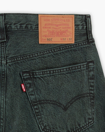 levi's®  501® 經典直筒牛仔褲 | 男裝 0050134742932 Darkest Spruce Over Dyed Pant - Green  – Levi's 香港