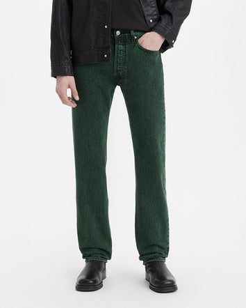 levi's®  501® 經典直筒牛仔褲 | 男裝 0050134742932 Darkest Spruce Over Dyed Pant - Green  – Levi's 香港