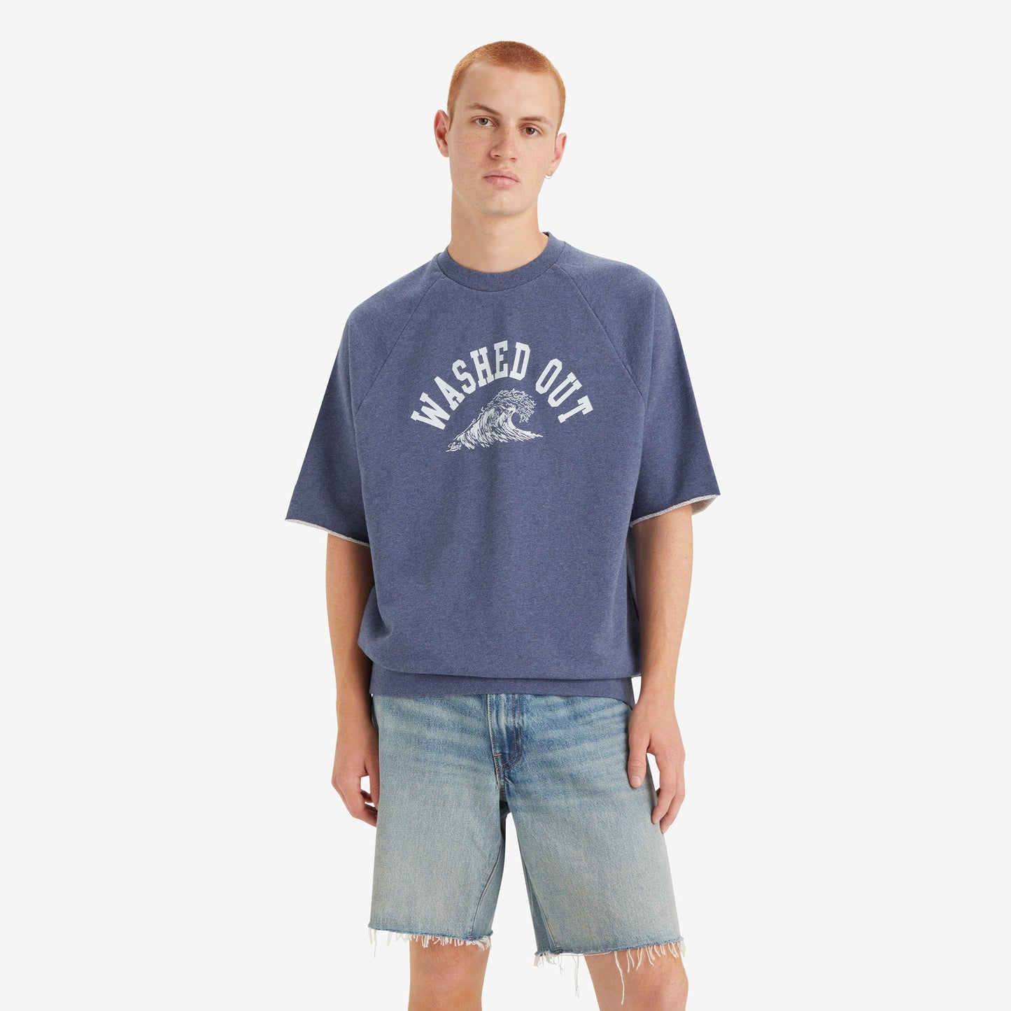 Levi's® 牛角短袖圓領毛衣 | 男裝