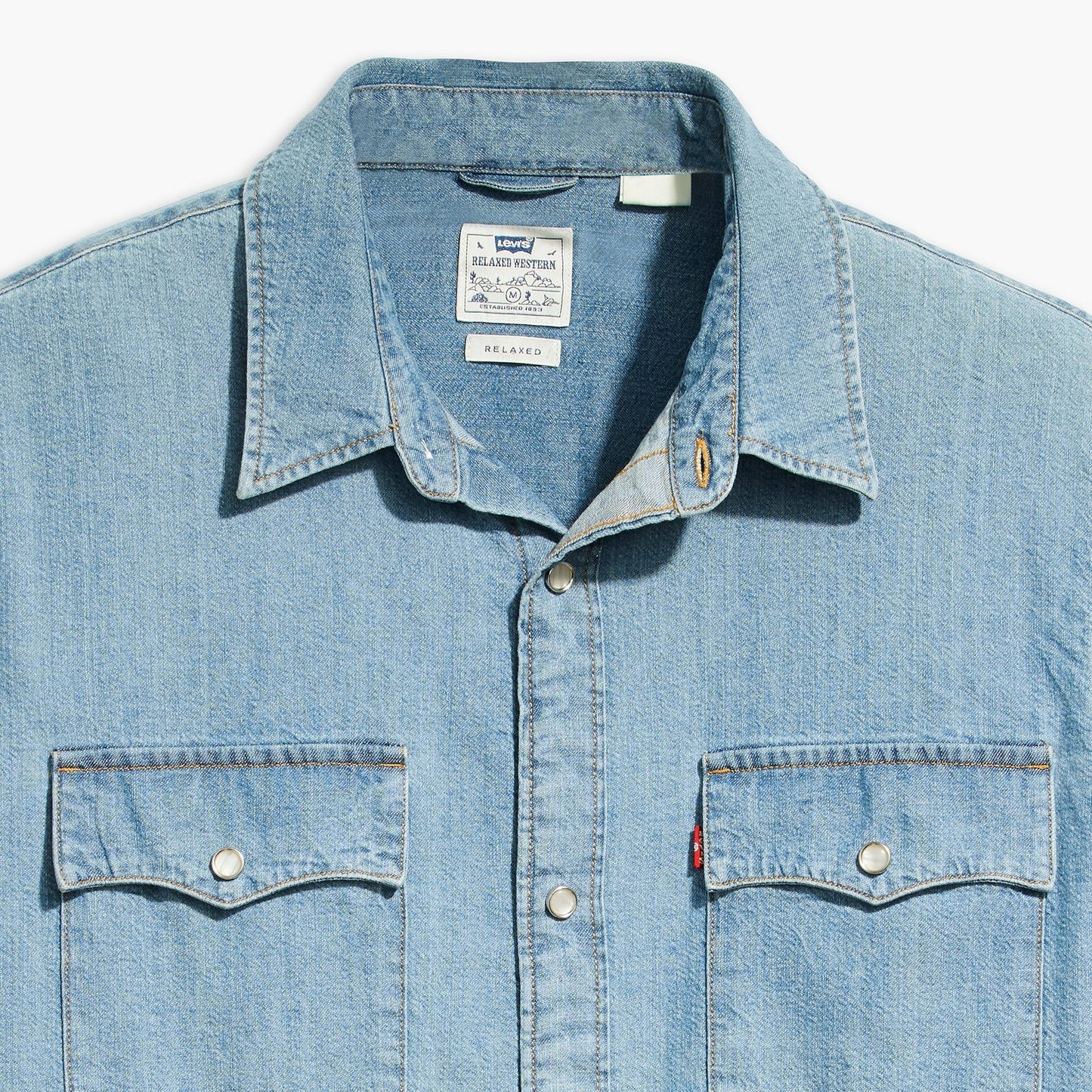 Levi's® 短袖 寬鬆西部風格襯衫 | 男裝