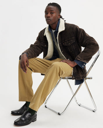 levi's® xx chino 直筒褲 | 男裝 A575300132832 British Khaki Soft Garment Dye - Tan  – Levi's 香港