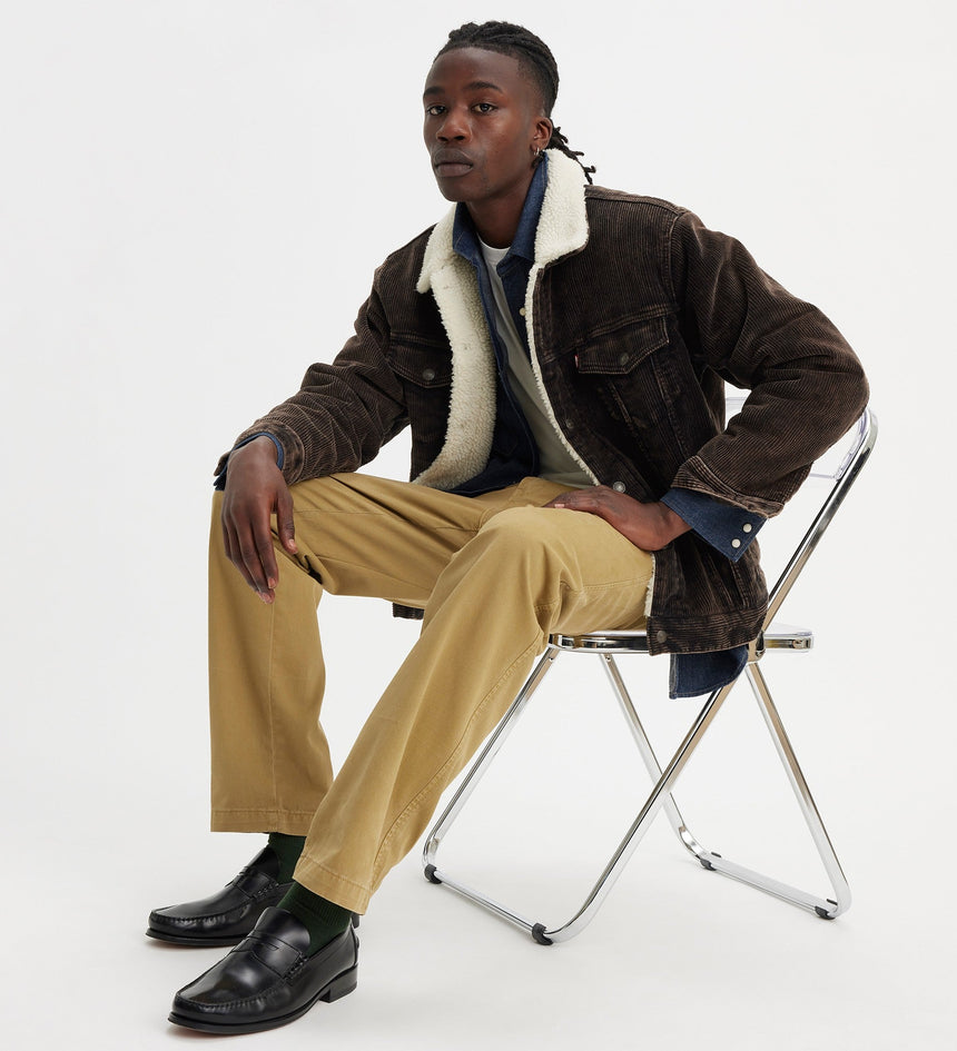 levi's® men's xx chino authentic straight pants A575300132832 British Khaki Soft Garment Dye - Tan – Levi's Hong Kong