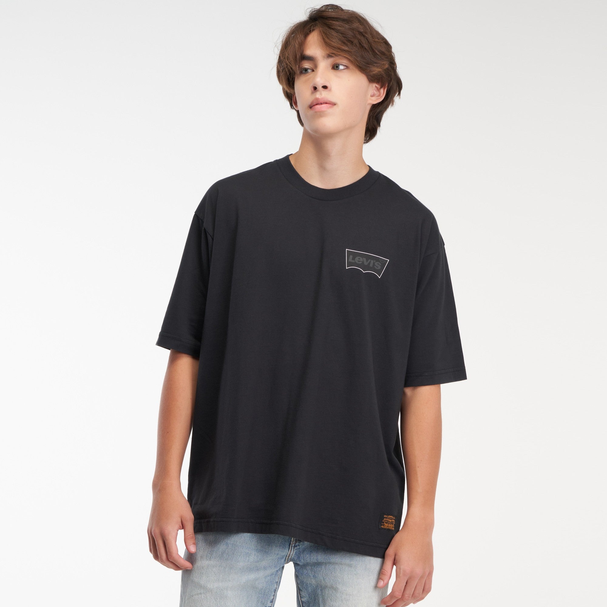 Levi's® Skate Men's Graphic Boxy Tee Lsc Black Core Batwing